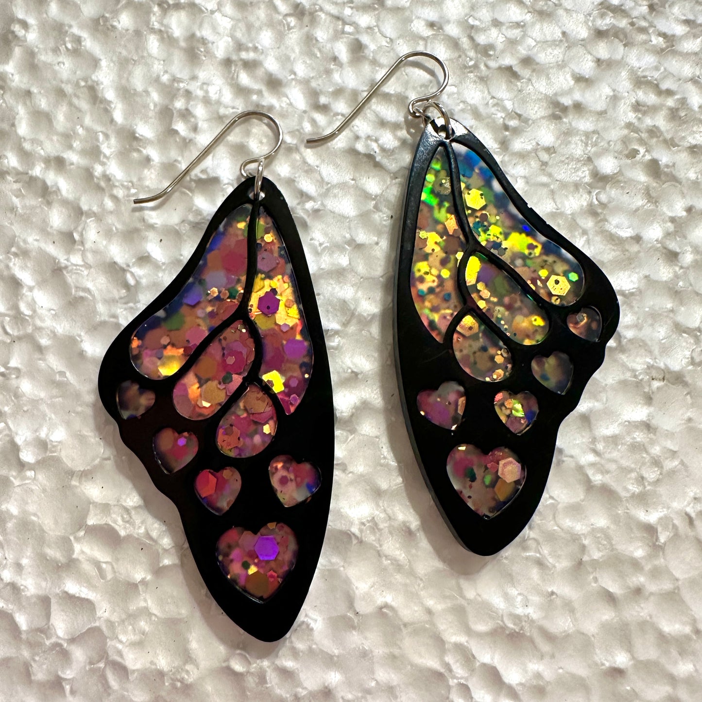 Heart Flutter - Iridescent Frosted Glitter