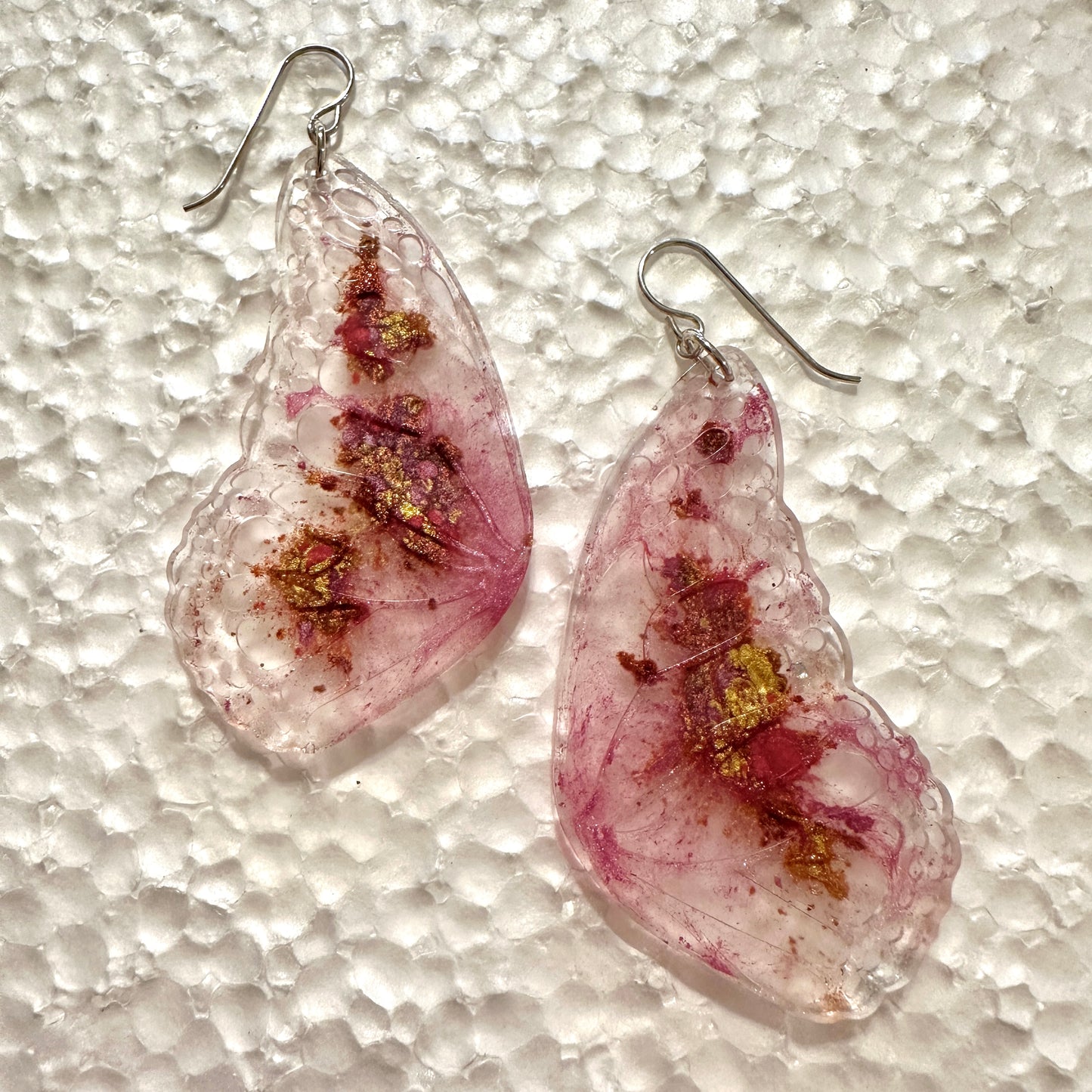 Monarch Glow - Frosted Transparent Pink