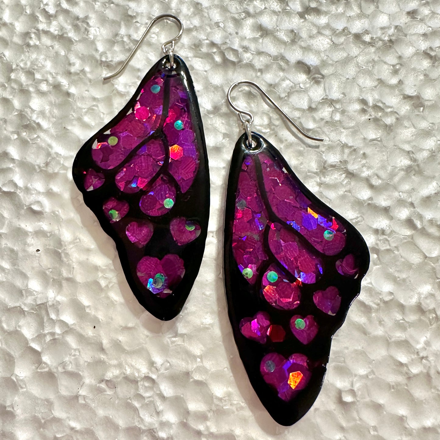 Heart Flutter - Fuchsia Glitter