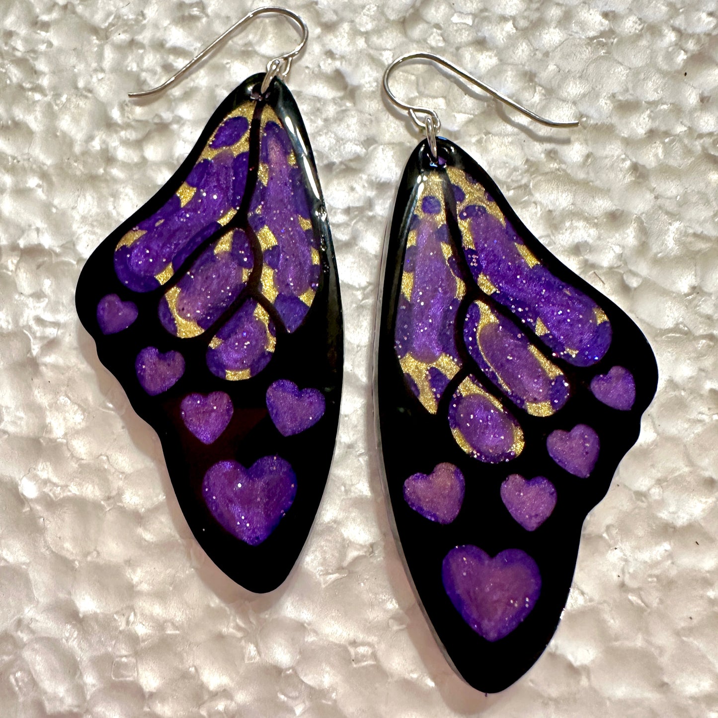 Heart Flutter - Purple & Gold