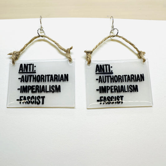 Anti: -Authoritarian -Imperialism -Fascist