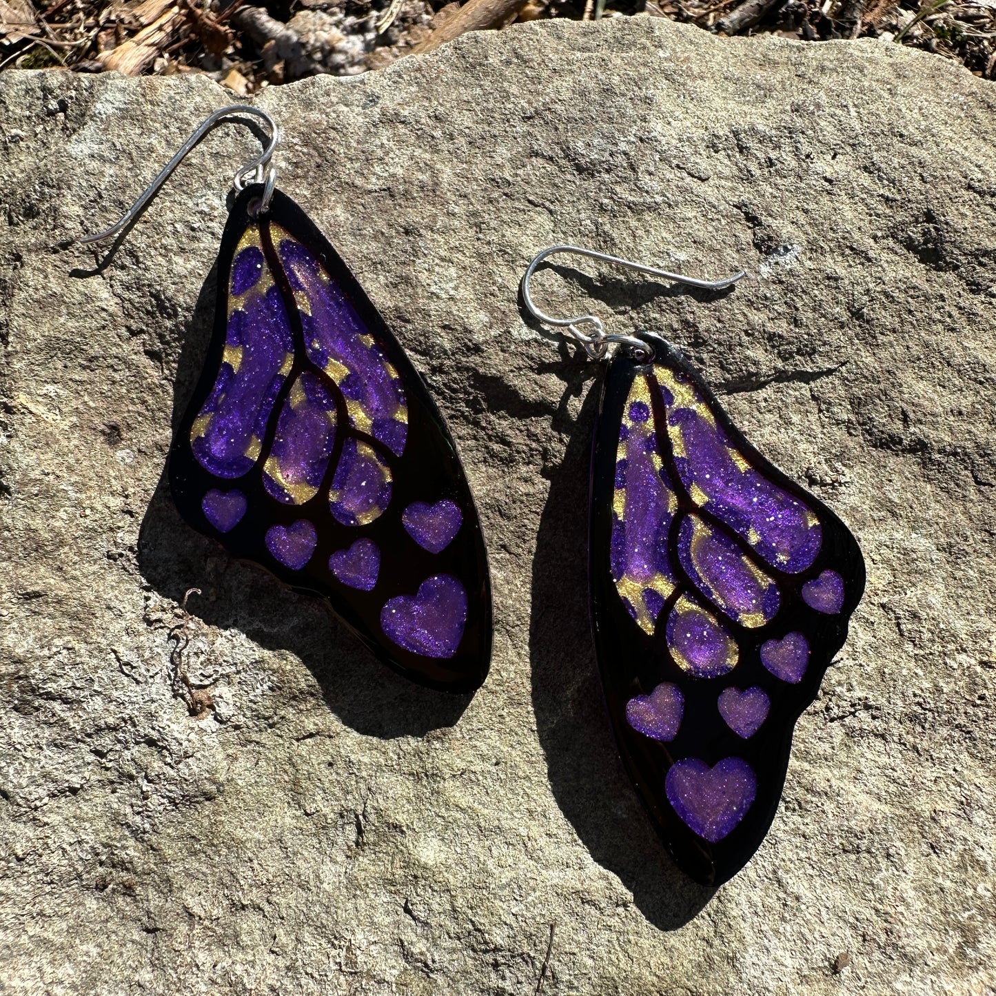 Heart Flutter - Purple & Gold