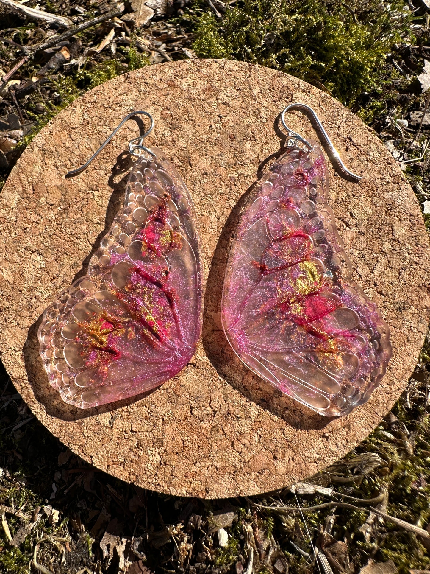 Monarch Glow - Frosted Transparent Pink