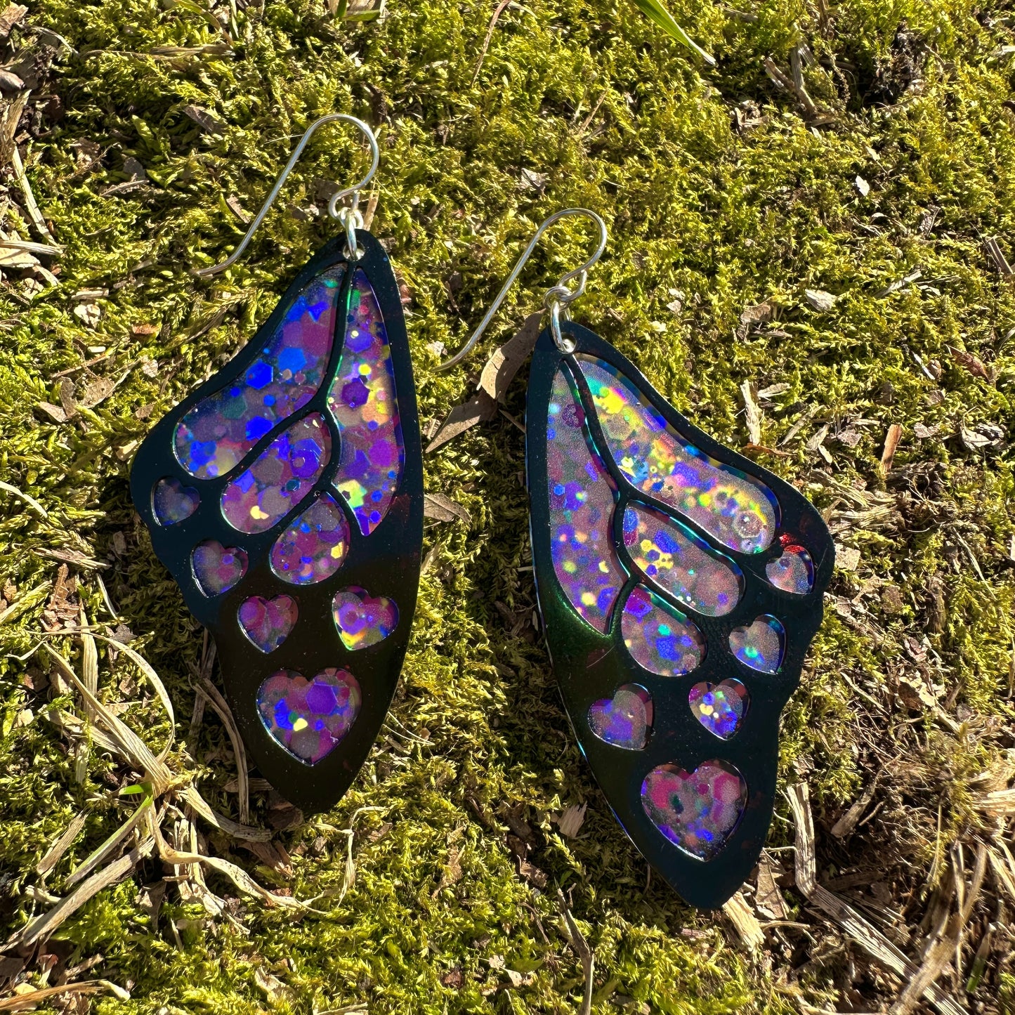 Heart Flutter - Iridescent Frosted Glitter