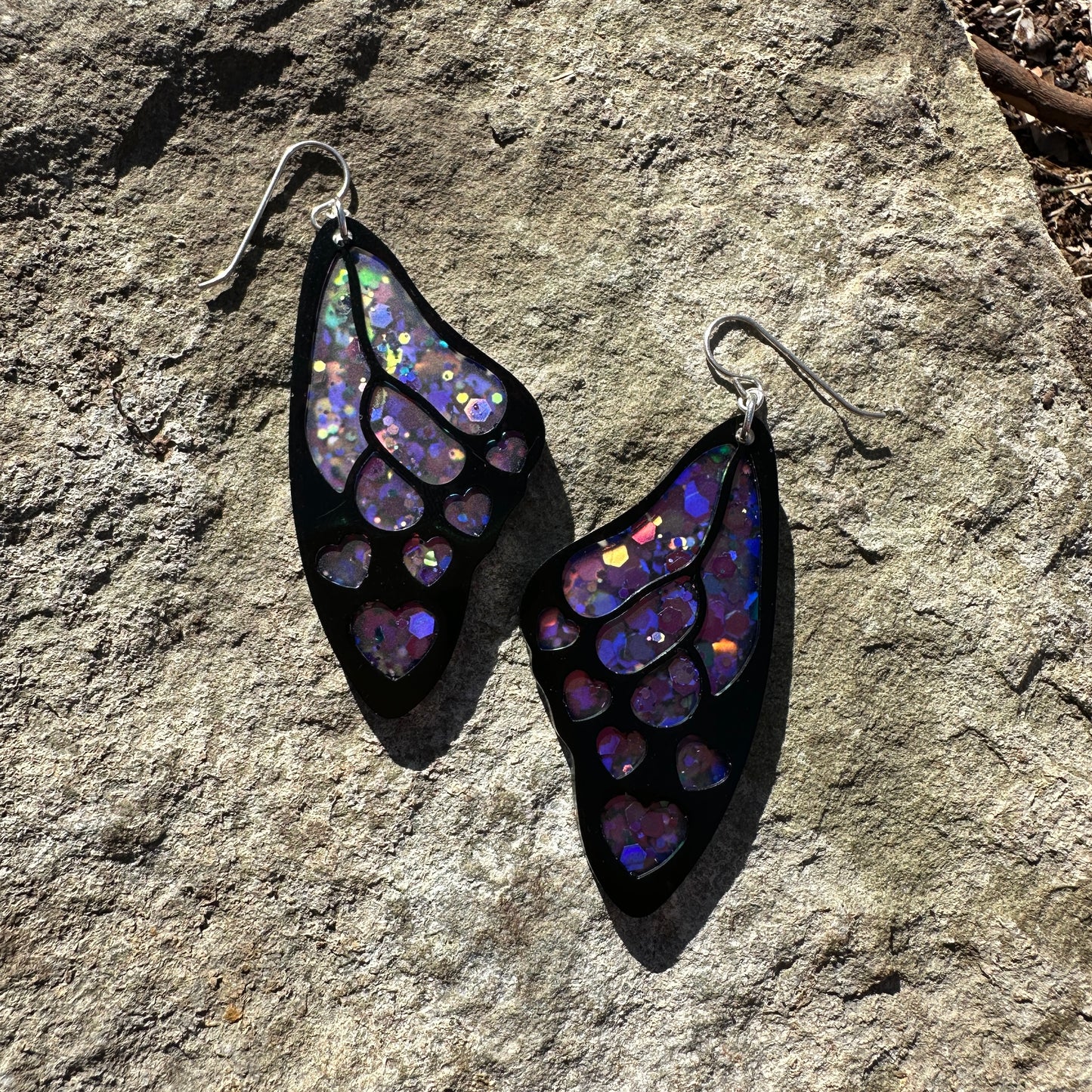 Heart Flutter - Iridescent Frosted Glitter
