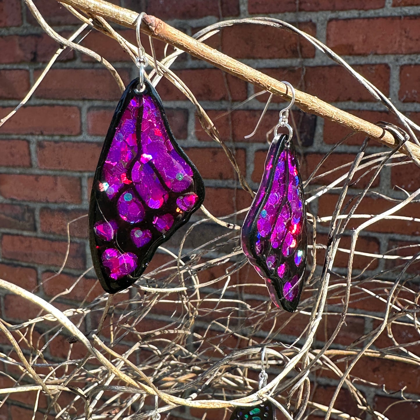 Heart Flutter - Fuchsia Glitter