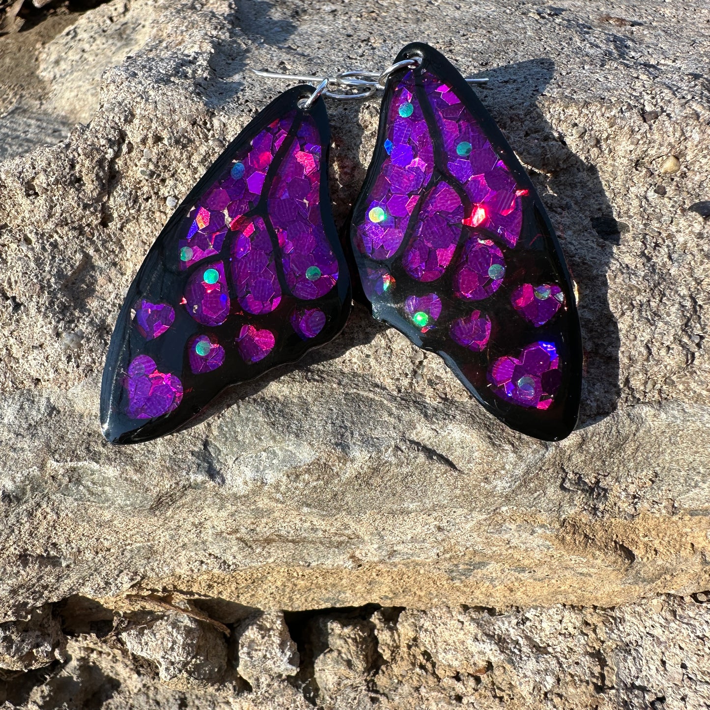 Heart Flutter - Fuchsia Glitter