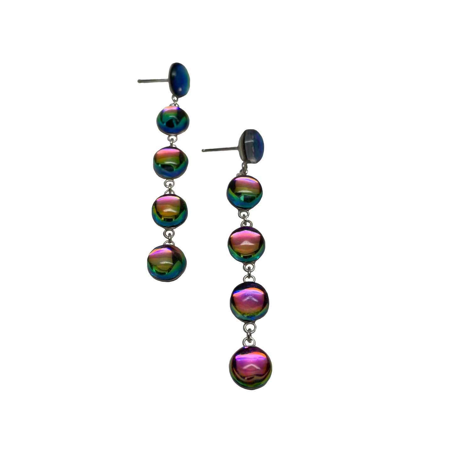 Color Droplets - Dot Earrings