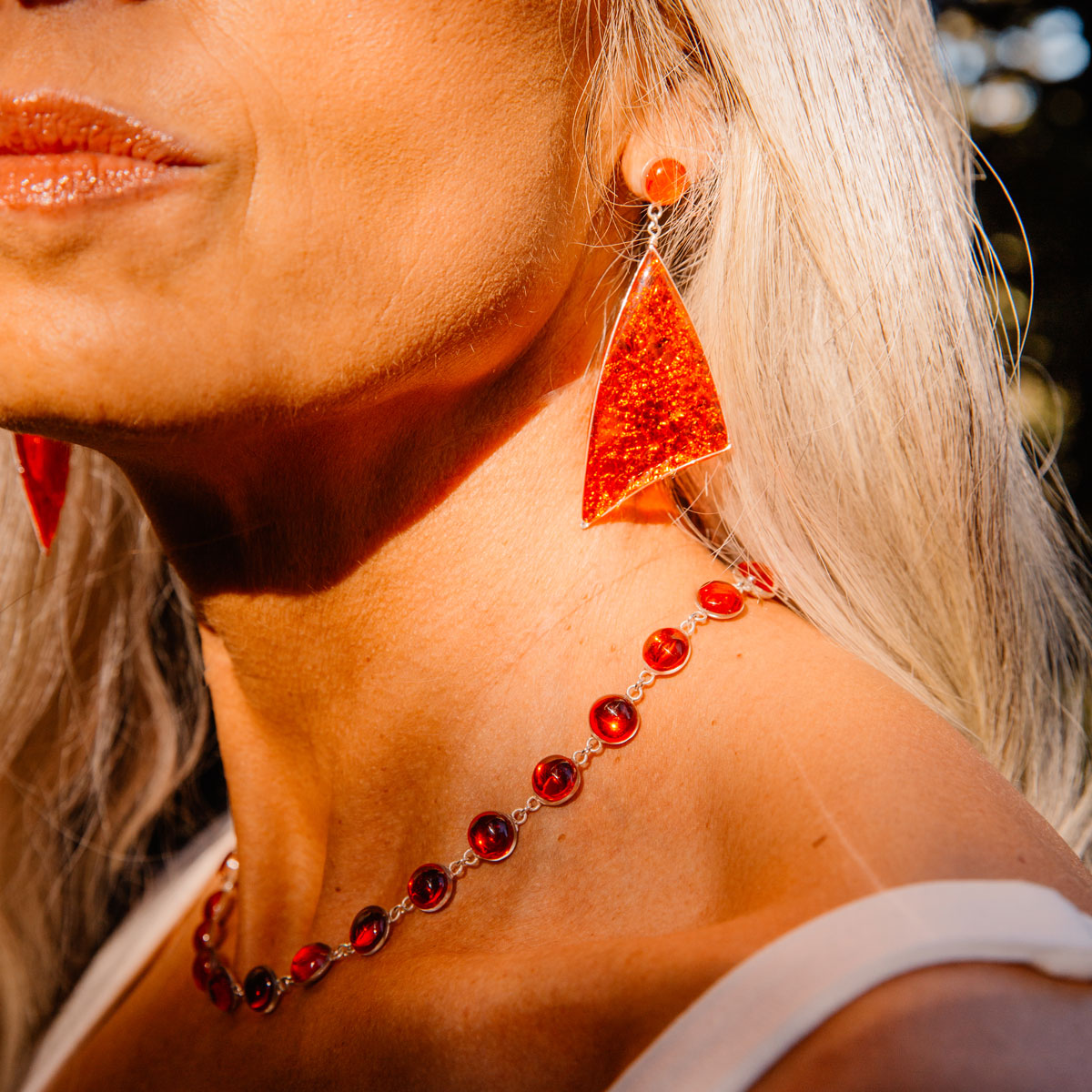 Color Droplet - Linear Necklaces