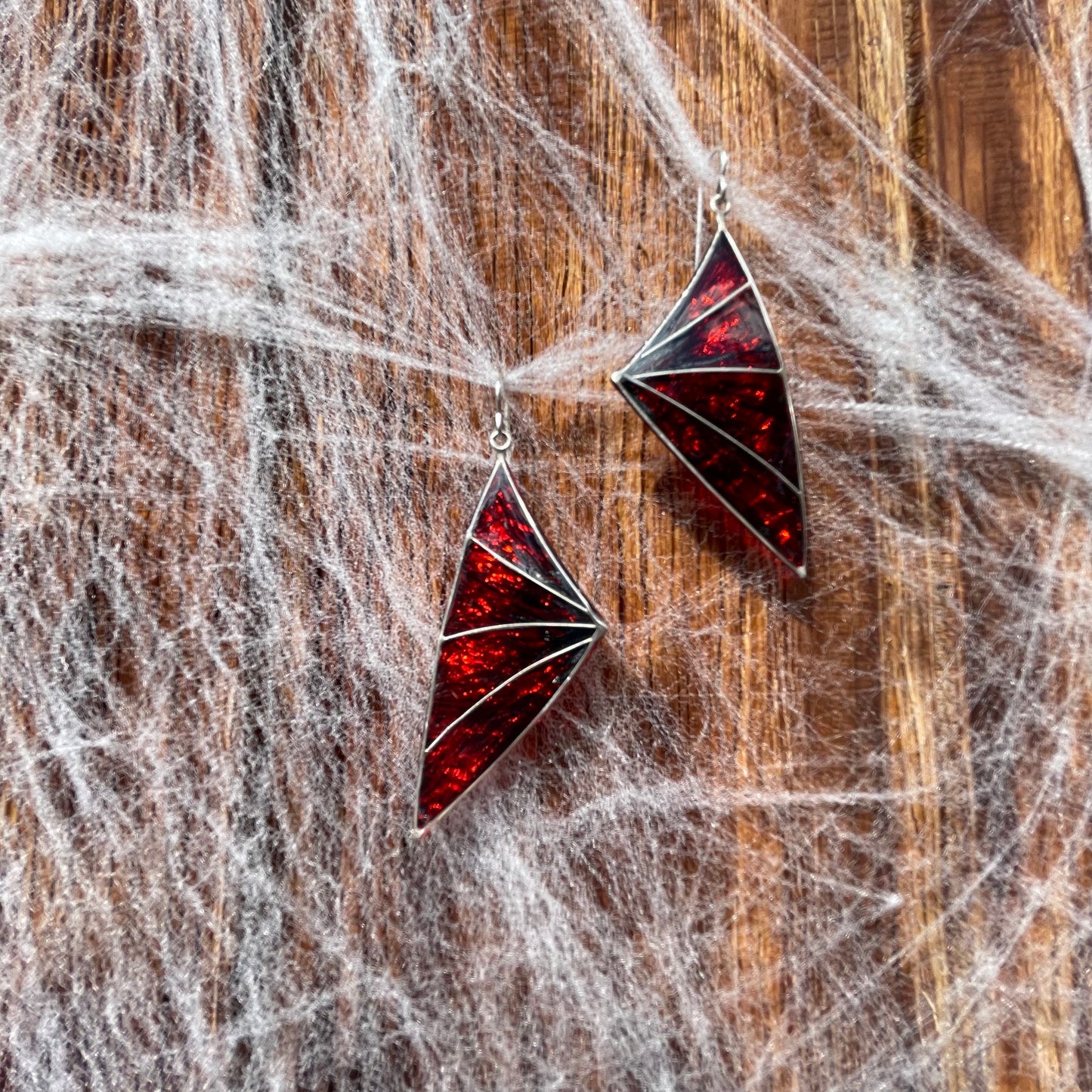 Blood Red Bat Wings