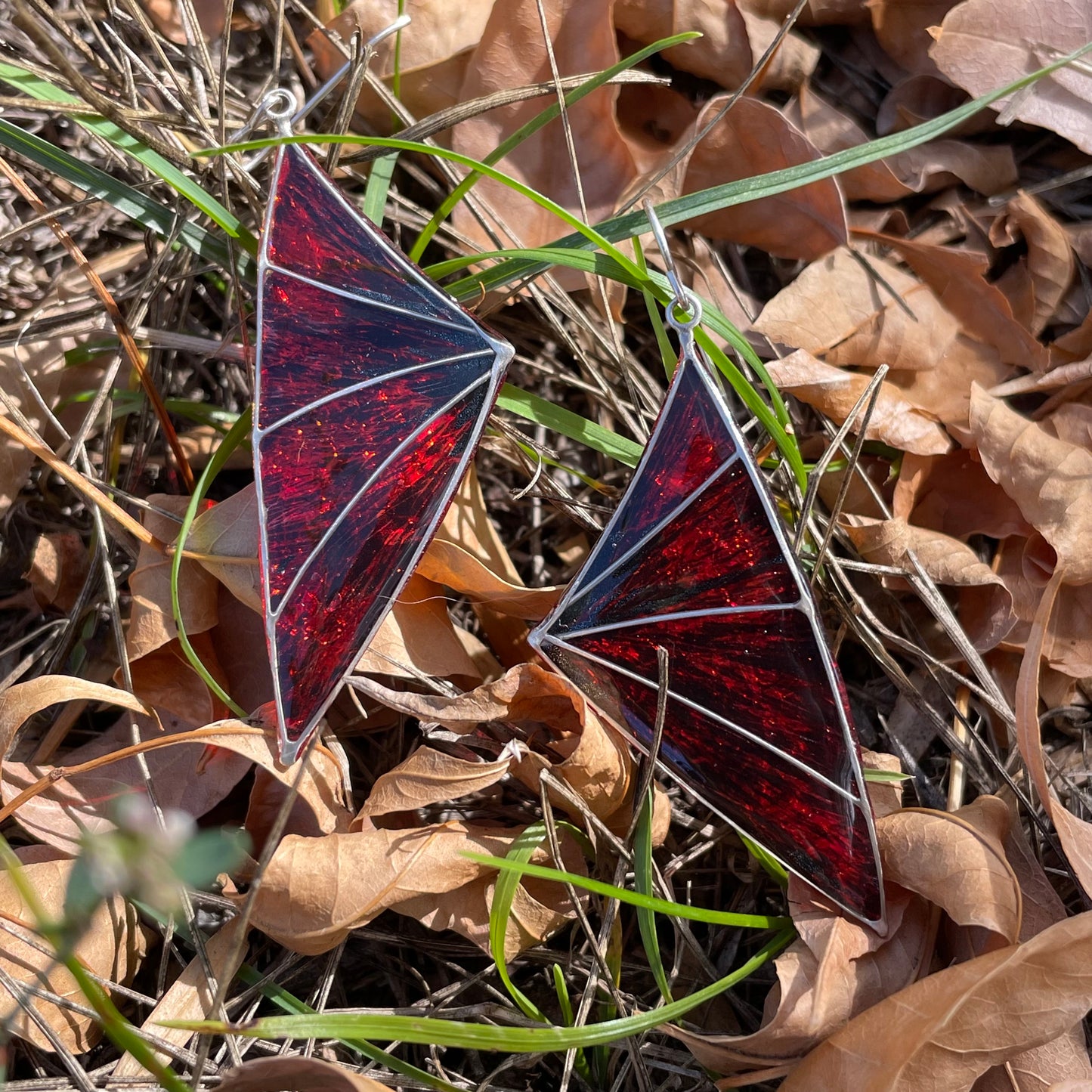 Blood Red Bat Wings