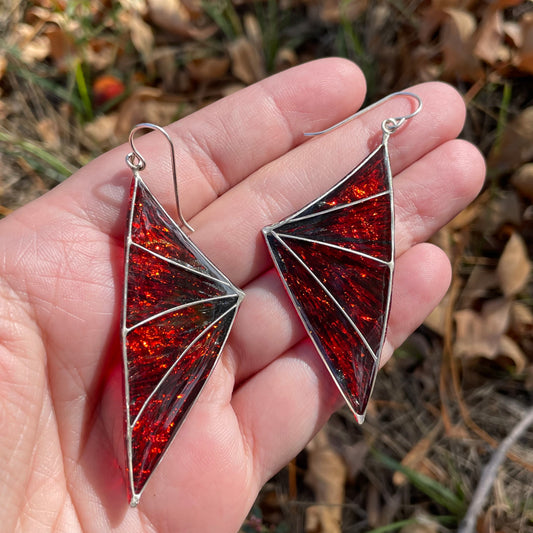 Blood Red Bat Wings