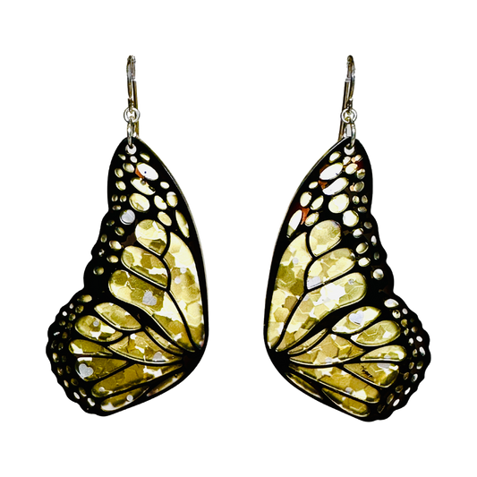 Monarch Glow - Frosted Gold Glitter