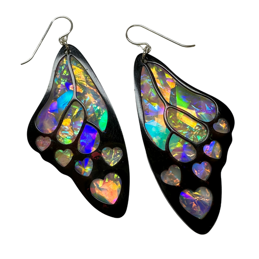Heart Flutter - Frosted Opal