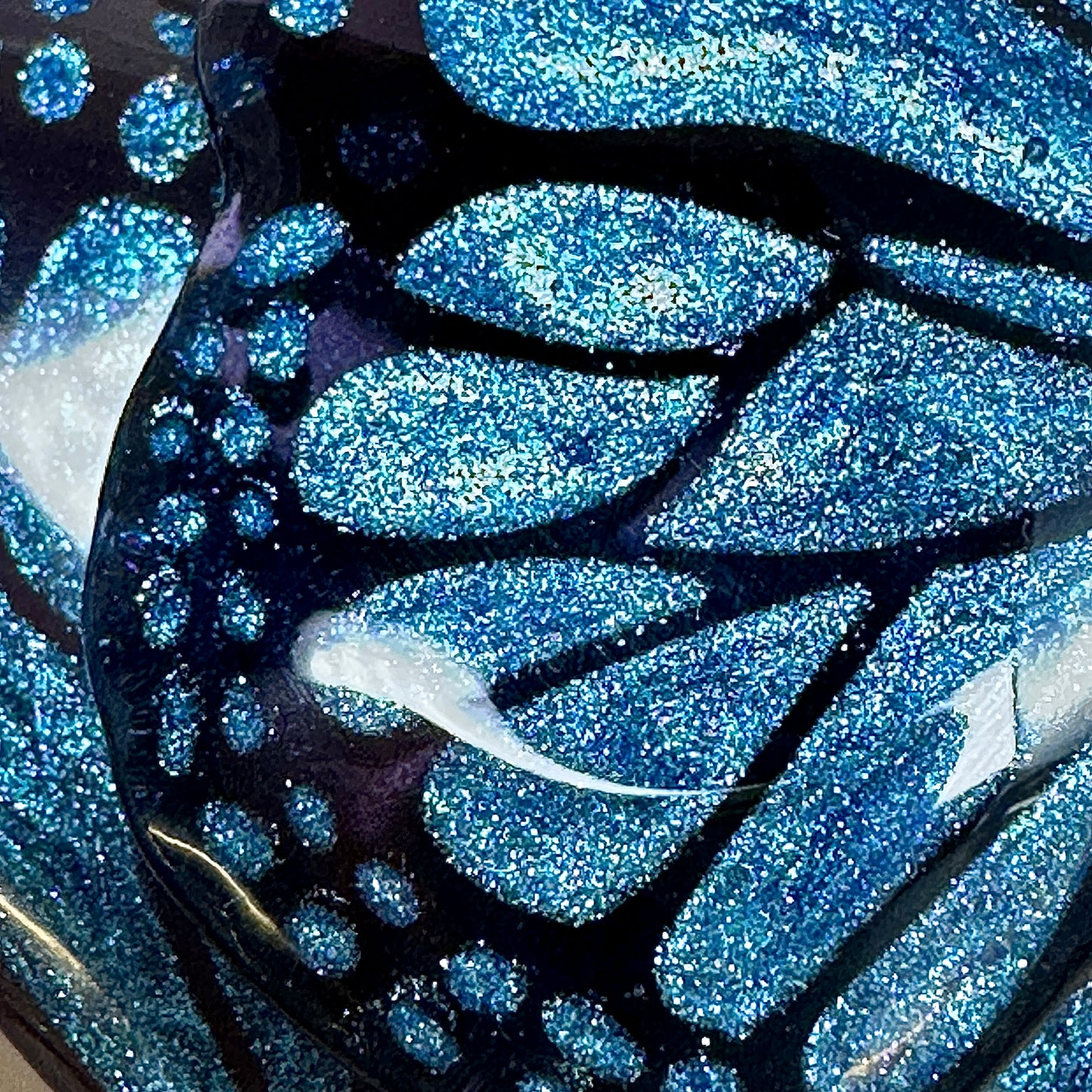 Shimmering Blue Wings - Monarch