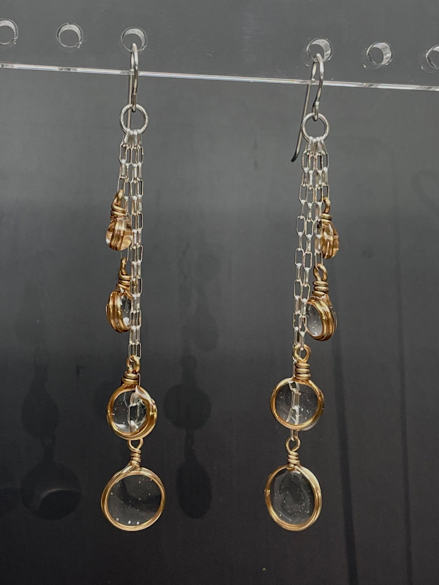 Looking Glass Earrings - Transparent