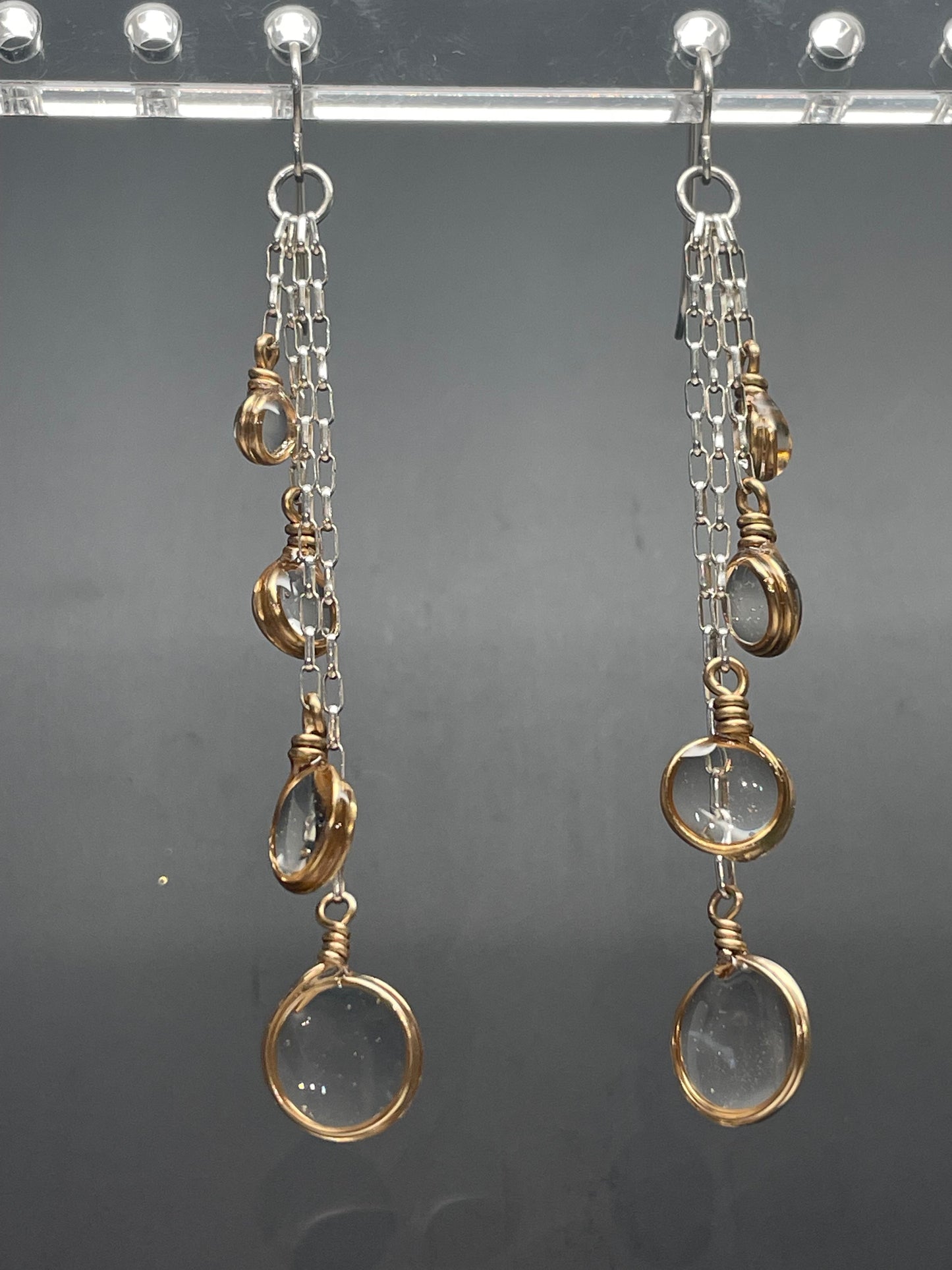 Looking Glass Earrings - Transparent